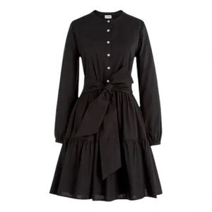 J. Crew Smocked Poplin Dress